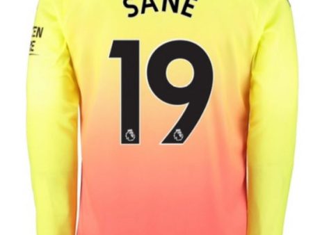 Leroy Sane Manchester City Long Sleeve 19 20 Third Jersey Sale