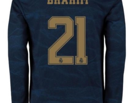 Brahim Diaz Real Madrid Long Sleeve 19 20 Away Jersey Supply