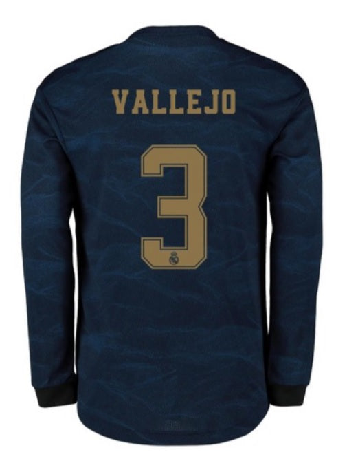 Jesus Vallejo Real Madrid LS 19 20 Away Jersey For Cheap