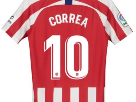 Angel Correa Atletico Madrid Kids 19 20 Home Jersey Fashion