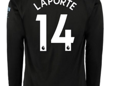 Aymeric Laporte Manchester City LS 19 20 Away Jersey Supply