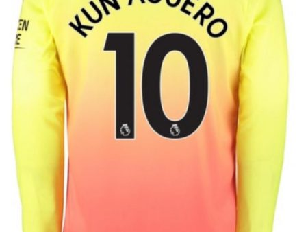 Man City Kun Aguero LS 19 20 Third Jersey on Sale