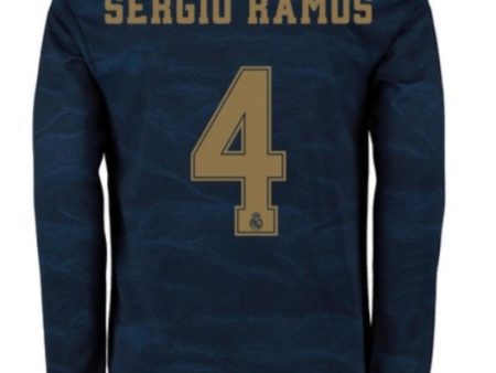 RM Sergio Ramos LS 19 20 Away Jersey For Sale