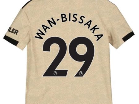 Aaron Wan-Bissaka Manchester United Kids 19 20 Away Jersey Sale