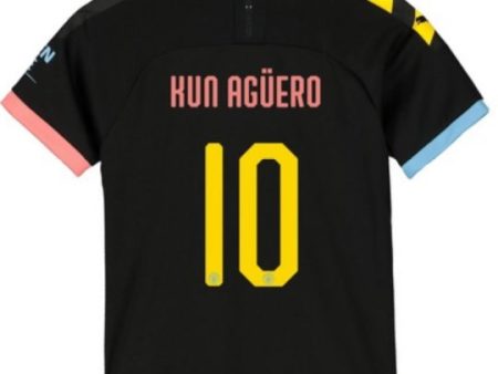 Sergio Kun Aguero Kids 19 20 Club Font Away Jersey Discount