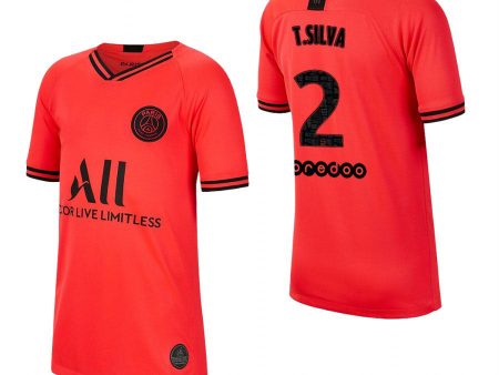 Thiago Silva Paris Saint-Germain Youth 19 20 Away Jersey Supply