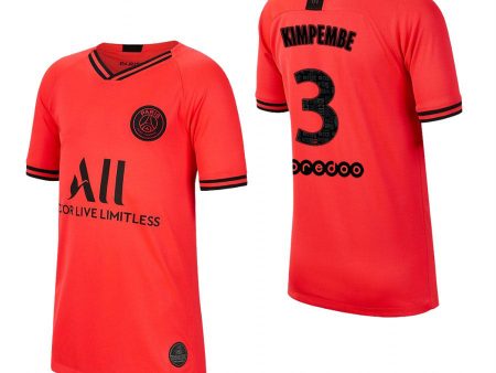 Presnel Kimpembe Paris Saint-Germain Youth 19 20 Away Jersey Cheap