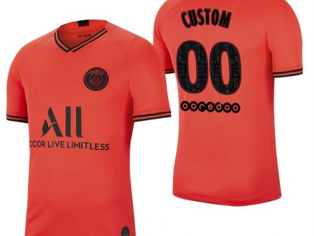 Paris Saint-Germain Custom Away Jersey 19 20 For Discount