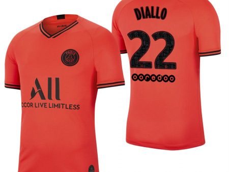 Abdou Diallo Paris Saint-Germain 19 20 Away Jersey For Cheap