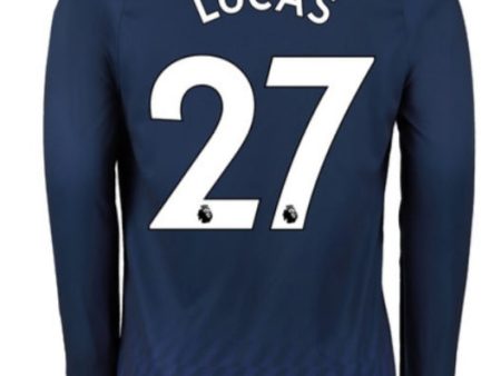 Lucas Moura Tottenham Hotspur Long Sleeve 19 20 Away Jersey on Sale