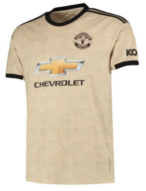 Aaron Wan-Bissaka Manchester United 19 20 Club Font Away Jersey For Cheap