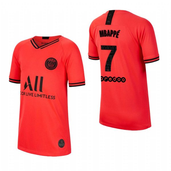 Kylian Mbappe Paris Saint-Germain Youth 19 20 Away Jersey For Cheap