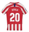 Vitolo Atletico Madrid Youth 19 20 Home Jersey on Sale