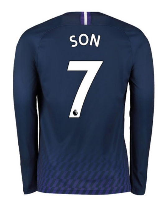 Tottenham Son Long Sleeve 19 20 Away Jersey For Sale