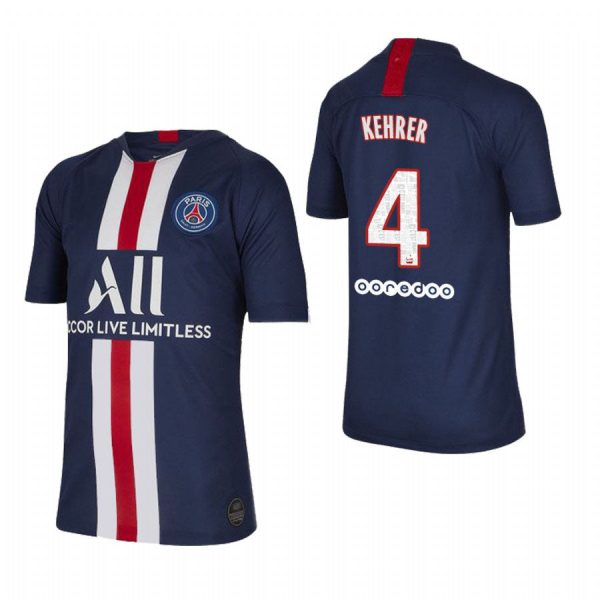 Thilo Kehrer Paris Saint-Germain Youth 19 20 Home Jersey on Sale