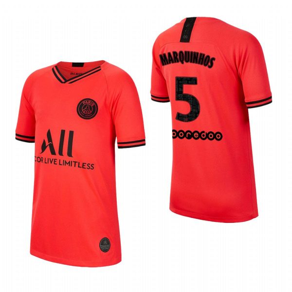 Marquinhos Paris Saint-Germain Youth 19 20 Away Jersey on Sale