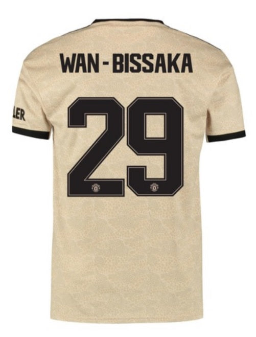 Aaron Wan-Bissaka Manchester United 19 20 Club Font Away Jersey For Cheap