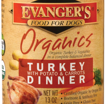 Evangers 100% Organic Turkey with Potato And Carrots Canned Dog Food Fashion