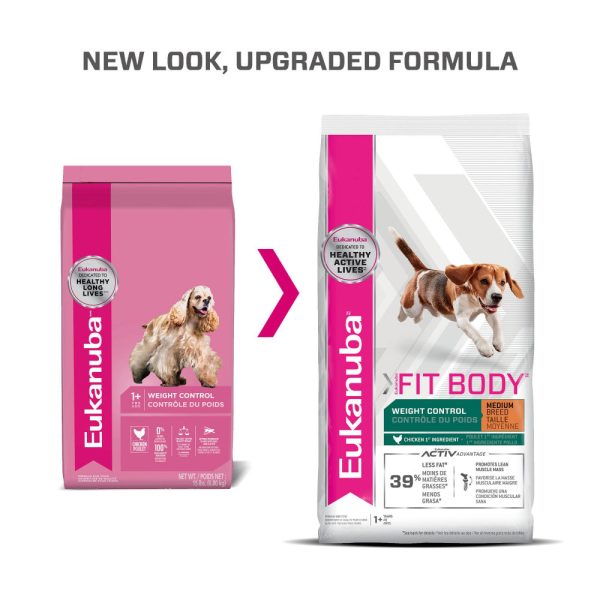 Eukanuba Fit Body Weight Control Medium Breed Dry Dog Food Sale