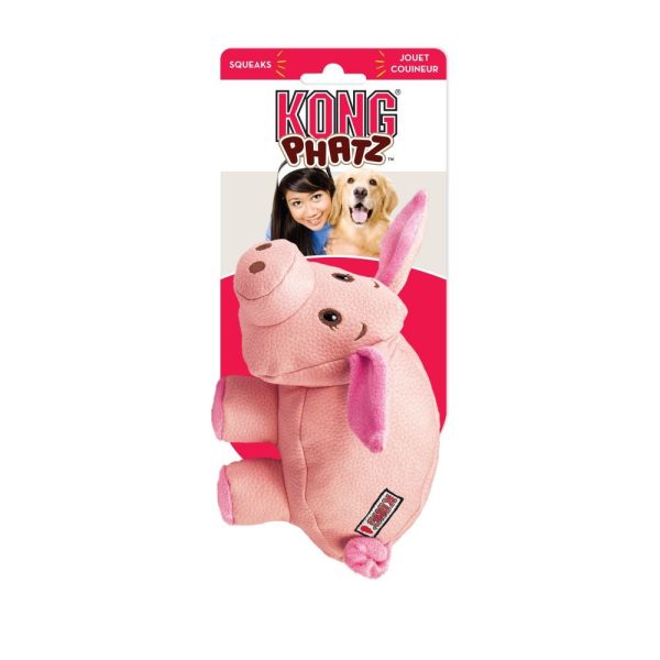 KONG Phatz Pig Plush Dog Toy For Discount