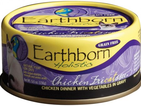 Earthborn Holistic Grain Free Chicken Fricatssee Canned Cat Food Discount